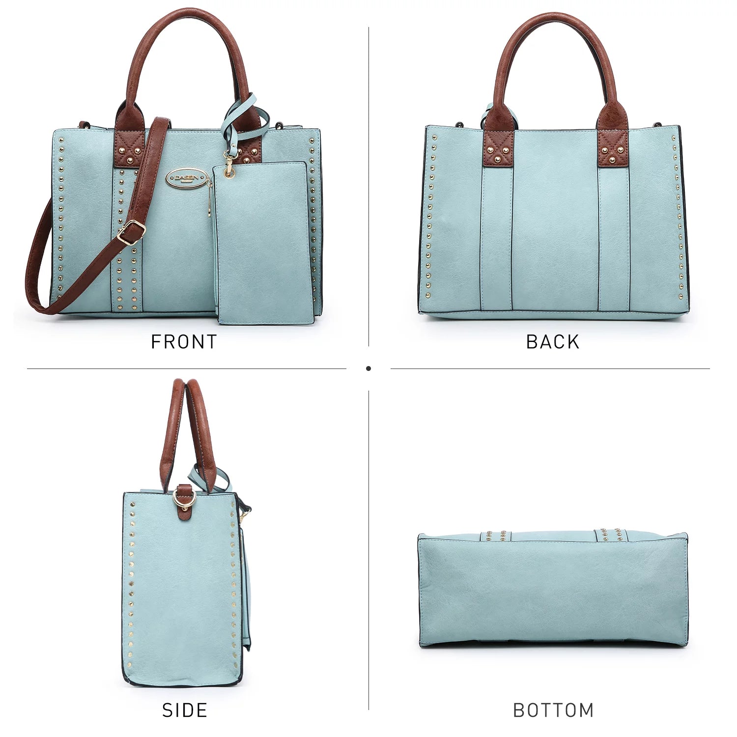 Women's 3-in-1 Handbag Set – Tote, Hobo Shoulder Bag & Satchel for Work or Daily Use